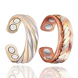 MagVIVACE Copper Ring for Women, Magnetic Ring with Magnet