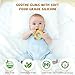 Easter Baby Teething Toys with Rattle for 3-6 6-12 Months, Food Grade Infant Newborn Teether, Baby Essentials Teething Relief, Baby Easter Basket Stuffers Gifts Toys