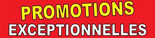 Banderole " PROMOTIONS EXCEPTIONNELLES"