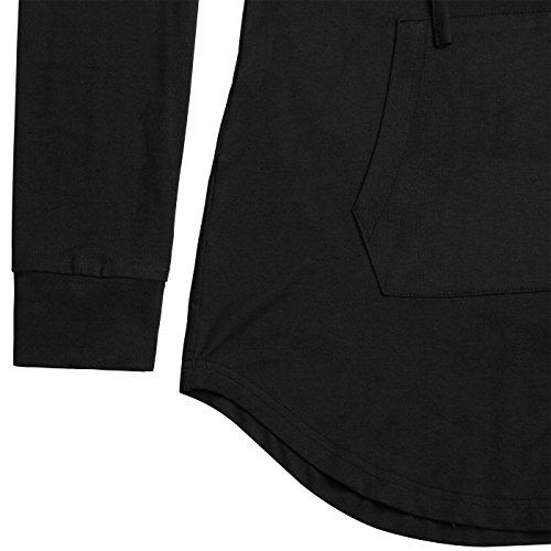 Bepei Women Tops, Shirts With Hood Long Sleeves Round Neck Tunic Blouse Lady Sweatshirts Plus Size Fashion 2023 Hoodies Running Hiking Workout Clothes Black 2Xl #TOP3