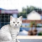 Grillix 3 x 10 m Katzennetz, unsichtbarer Schutz für Balkon, Katzen, mit verstärktem Draht, bissfest, UV-beständig und witterungsbeständig, für Balkon, Treppen, Terrasse und Fenster (weiß)