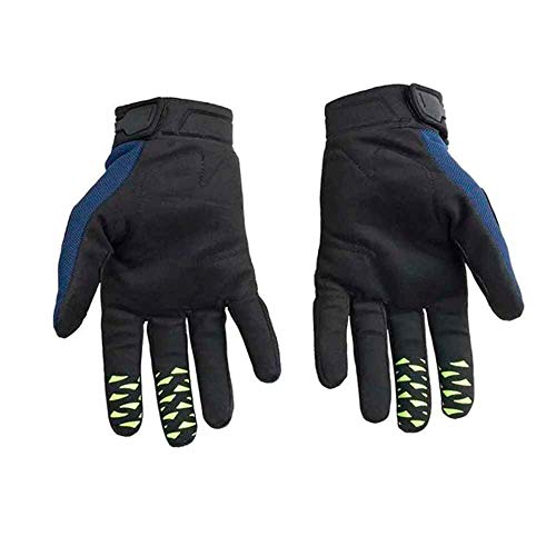 Multilaser Mt037, Luva Para Motociclista Dedo Longo, Tam. G, Azul/ Preto