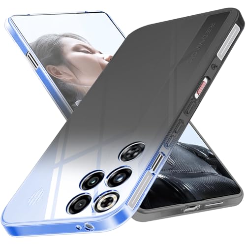 �Ή� REDMAGIC 11 Pro/11 Pro+ �P�[�X �N���A ���^ TPU �ϏՌ� ���b�h�}�W�b�N 11 pro �P�[�X �O���f�[�V�����F �P�[�X ���΂ݖh�~ �C�菝�h�~ �y�� �l�C �X�}�z�P�[�X �J�����ی� ���C�����X�[�d�Ή� �u���[�u���b�N