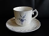 Durchmesser: ca 7,1 cm Villeroy & Boch Alt Luxemburg: Kaffeetasse / Tasse mit Unterteller