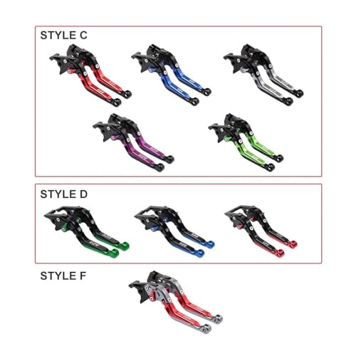 Palancas de motocicleta extensibles y plegables para evitar roturas en Honda CRF300 Rally 6
