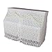 VICASKY Piano Accessory 1PC Piano Cover Lace Piano Cover Lace Flower Piano Cover Cover for Piano European Style dust Cover air Conditioning Cover White Piano Decoration