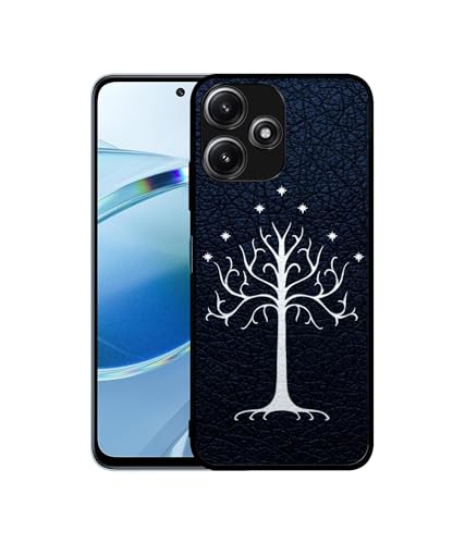 Casotec Magic Tree Pattern Design Premium 2D Printed Metal Back Case Cover for Mi Redmi 12 5G / Poco M6 Pro 5G