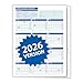 ComplyRight 2024 Attendance Calendar File Folder, White, Pack of 25 (A3050)