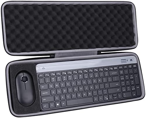 co2CREA Podróżna Przechowywanie Nosić Etui do Logitech MK470 Bezprzewodowy zestaw klawiatury i myszy (tylko jedna obudowa)