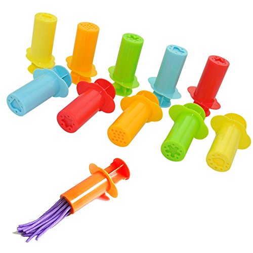 YazyCraft Clay Dough Extruders Set of 10