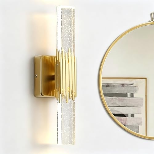Lámpara de apliques de pared de cristal LED para transformar la cocina y sala