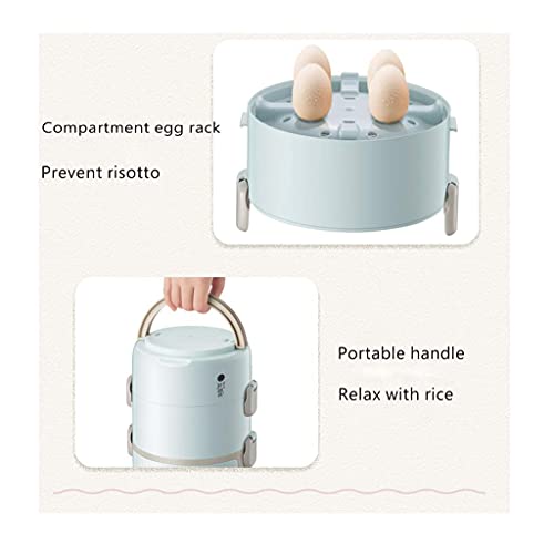 LSNLNN Lancheiras, lancheira elétrica urso de três camadas, balde de isolamento automático de aqueci