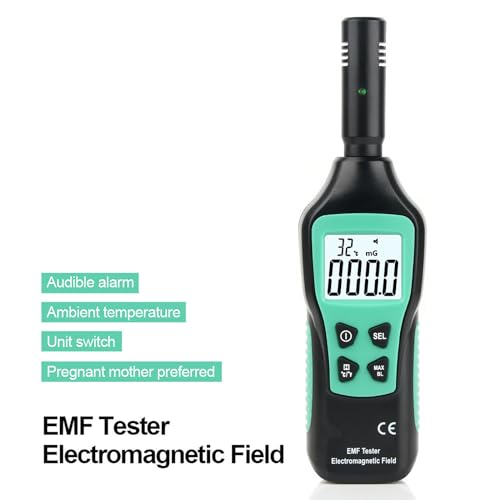 Medidor EMF Digital con LCD para Hogar y Oficina miniatura 4