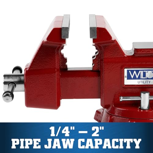Image of Wilton Utility Bench Vise, 5-1 /2 inch Jaw Width, 5 inch Jaw Opening, 3-1 /4 inch Throat (Model 675U)