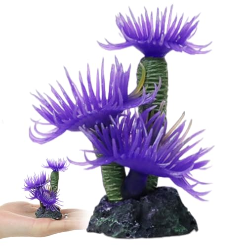 Porgeel Aquariumdekoration Mini Faux Korallendekoration