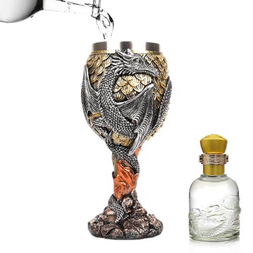 Taza medieval de dragón para regalo original y coleccionistas 8