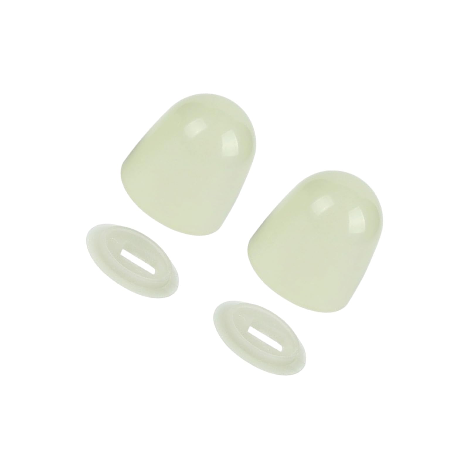 Hdoytxxm 2 Packs 2 / 4Pcs Hat Bolt Covers Screw Caps Universals Luminously Toilet Accessories Decorative Cover Enduring Universals Luminously