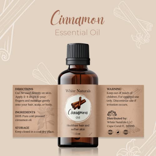 Cinnamon Essential Oil, 100% Pure | Natural Aromatherapy Oil For Diffuser/Humidifier, Steam Distilled #TOP6