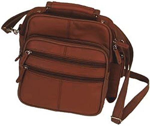 Roma Choco Leather Organizer Bag Handbag Purse