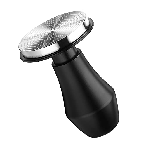 Normcore 53.3mm Spring Loaded Tamper - Espresso Coffee Tamper With Stainless Steel Ripple Base - 15lb / 25lb / 30lbs Replacement Springs - Anodized Aluminum Handle and Stand by Normcore - Used condition - US$36.14
