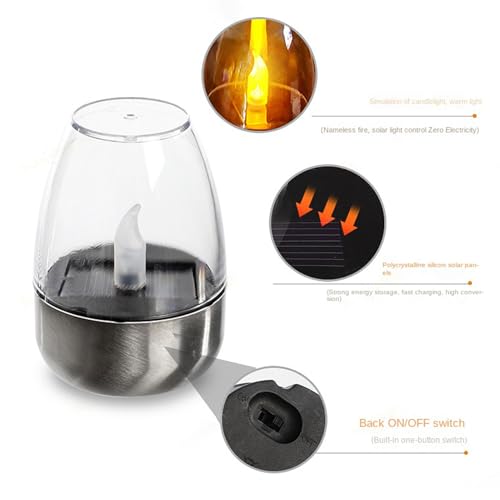 Bougies chauffe-plat solaires pour illuminer vos soirées d'été - 4