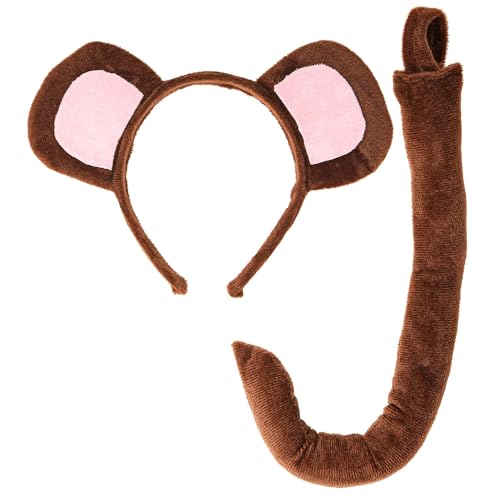 W WIDMANN MILANO Party Fashion - Verkleidungsset Affe, Ohren und Schwanz,...
