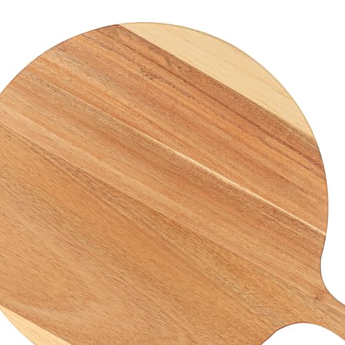 3 tablas redondas de madera con mango 12 pulg. miniatura 3