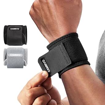 CAMBIVO Wrist Wraps for Weightlifting and Fitness