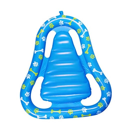 ibasenice Flotador Inflable para Mascotas Cama De PVC Forma De Aguacate Colchón De Aire Acuático para Perros para Nadar El Agua