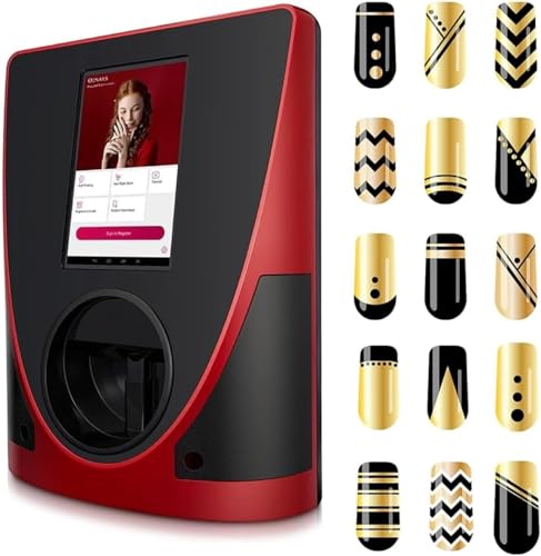 Smart Nail Printer, 3D Nail Printing Machine, Support WiFi/DIY/USB, Suitable for Nail Studio/Manicurist/Nail Art