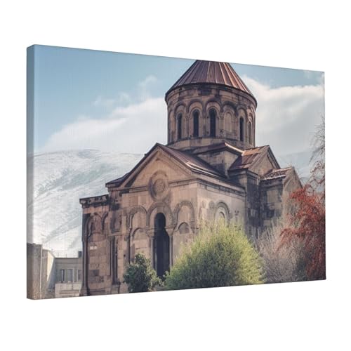 Impression HD église arménienne : décoration murale salon et bureau