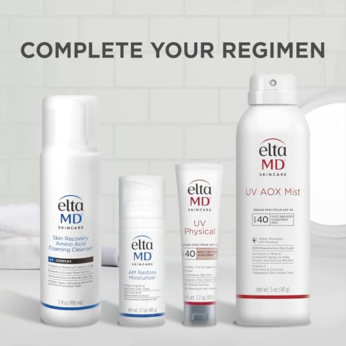 EltaMD UV Physical Rosy Tint Sunscreen for Face, SPF 40 Antixoidant Tinted Sunscreen, 100% Mineral Actives, 1.7 oz - Image 9