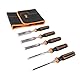 Triton 823149 Stechbeitel, 5-teilig Satz Twcs5: 6, 12, 19, 25 und 32 mm, Schwarz-Orange