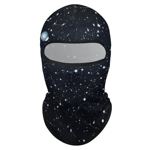 Balaclava Constellations para hombre y mujer, máscara facial con protección solar, transpirable, cubre toda la cabeza para senderismo, ciclismo, correr y conducir miniatura 7
