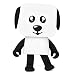 Produktbild Vektenxi Mini Bluetooth Lautsprecher drahtlose tragbare Roboter Hund tanzen Musik Lautsprecher niedlich smart Mini Roboter Hund für Kinder schwarz weiß tragbar und nützlich
