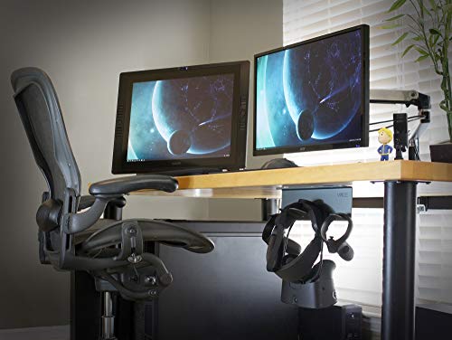 Vrge VRGMTG006 Vr Stand Under Desk Storage Display Hook Organizer - Premium Metal - For Meta Oculus Quest 3/2, Sony Playstation Ps5 Vr2, Valve Index And Mixed Reality Headsets thumb #1