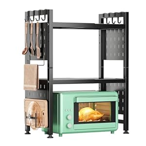 Generisches ausziehbares 2-stöckiges Mikrowellen-Regal