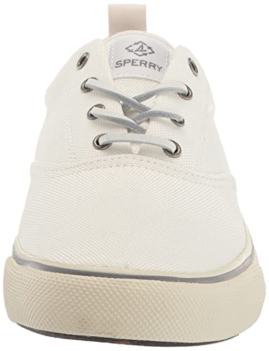 Sperry Men's Striper Ii Cvo Seacycled Sneaker, White Nylon, 10.5 #TOP1