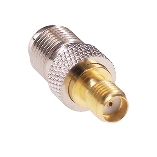 RFaha 5pcs SMA Female to F Female RF Coax Adapter SMA to F Coaxial Connector Adapter for HT Radio/Antenna/Coax Cable(F16-5) - Image 3