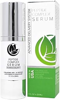Peptide Complex Serum by Microderm GLO - Best Skin Toning, Facial Tightening, 100%