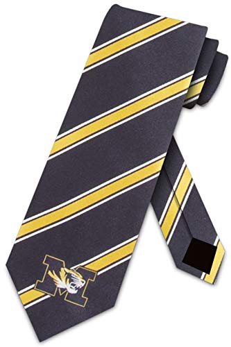 Eagles Wings Missouri Ties Tigers Mens College Mizzou Neckties (Stripe Microfiber)