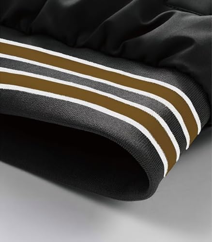 FTIMILD Mens Hooded Puffer Jacket Fake Two Piece Down Jaket Color Block Insulated Winter Coat4