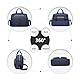 KONO Baby Wickeltasche Weekender Travel Windel Tote für Mama und Papa Convertible Messenger mit isolierten Taschen (große Tasche mit Wickelauflage Marineblau)