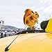 PRETYZOOM Car Antenna Topper Cute Squirrel Roof Decoration Doll Durable Resin Vehicle Exterior Ornament Easy Installation 3.34X2.75X1.37 Inch Car Roof Decoration