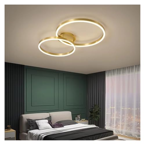 Modern Minimalist Circles Led Ceiling Lamp Round Ring Foyer Living