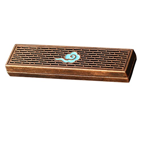 Yunzchensh Incense Storage Coffin Box Vintage Incense Holder With Fireproof Cotton Decorative Ash Catcher For Aromatherapy Meditation Yoga #TOP6
