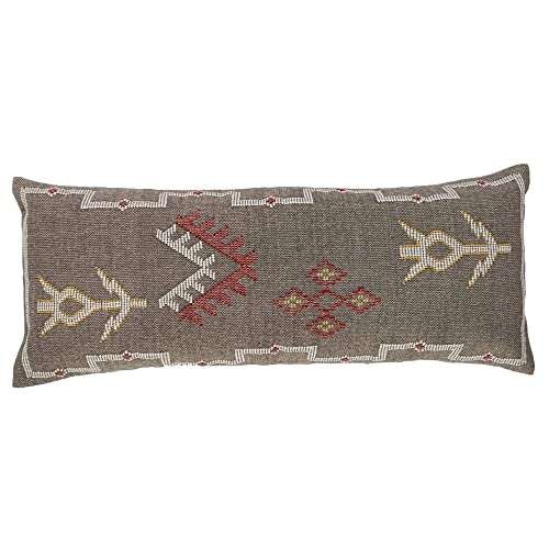 Trade Star Luxurious Handwoven Sabra Kilim Lumbar Pillow Cover Premium Quality Farmhouse Back Rest Pillow Cover 14 X 36 Inches Bedding Pillow Cases For Housewarming Gifts (Pattern - 7) #TOP28