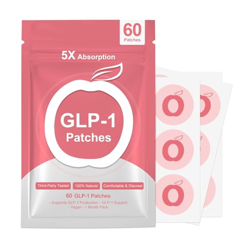 GLP-1 Wellness Patches for Men & Women - Flexible Daily Use Stickers 60 Count (Pack of 1)