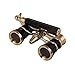 Levenhuk Broadway 325N Opera Glasses (Black Theater Binoculars with LED Light and Extendable Handle)