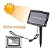Produktbild 10W Solar Energie LED Scheinwerfer aufladbare Garten-Strahler wasserdicht Haus Garten Landschaftsbild Lampe Nachtlicht (Warmweiß)